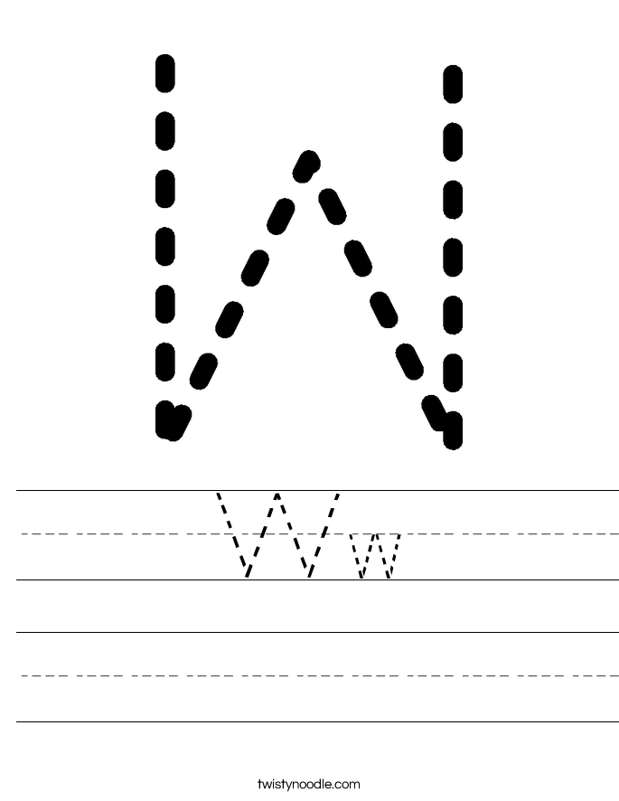 Ww Worksheet - Twisty Noodle