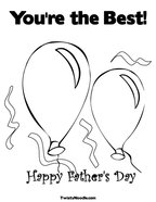 You're the Best Coloring Page