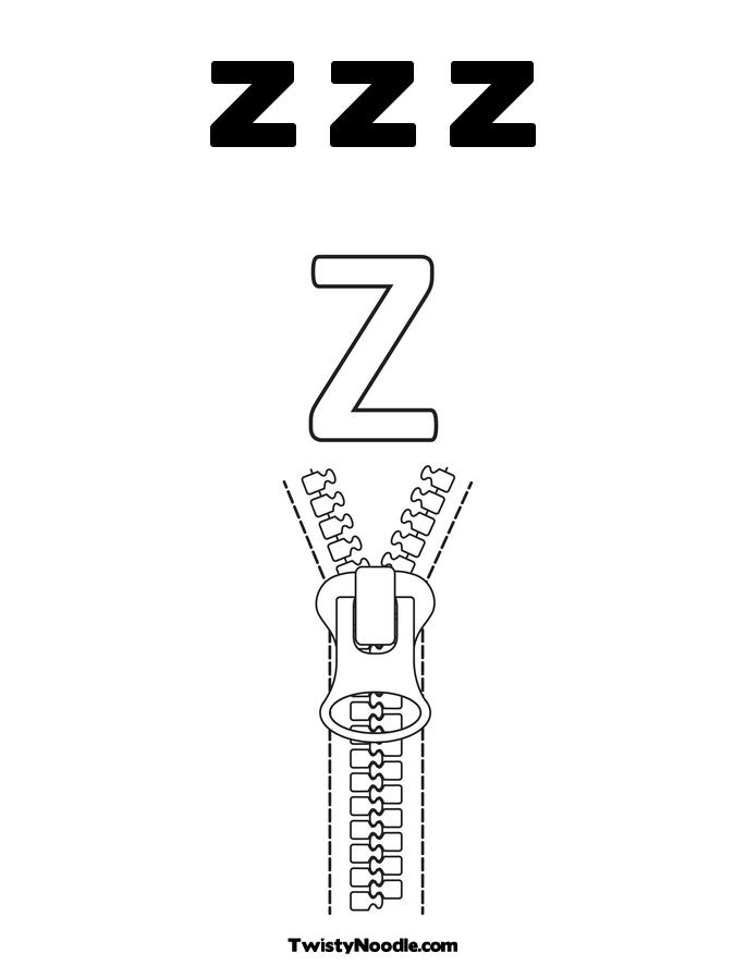 zipper coloring pages - photo #3