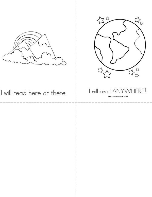 Dr. Seuss Mini Book - Sheet 3