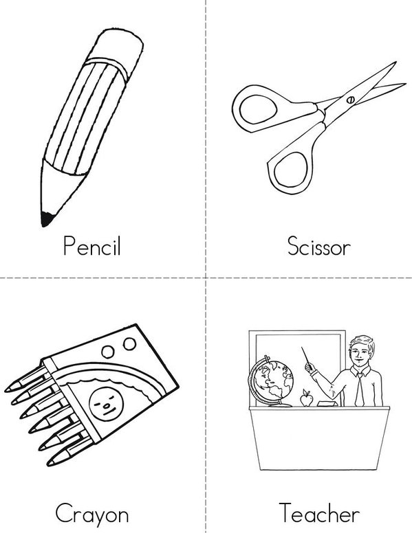 School Mini Book - Sheet 2