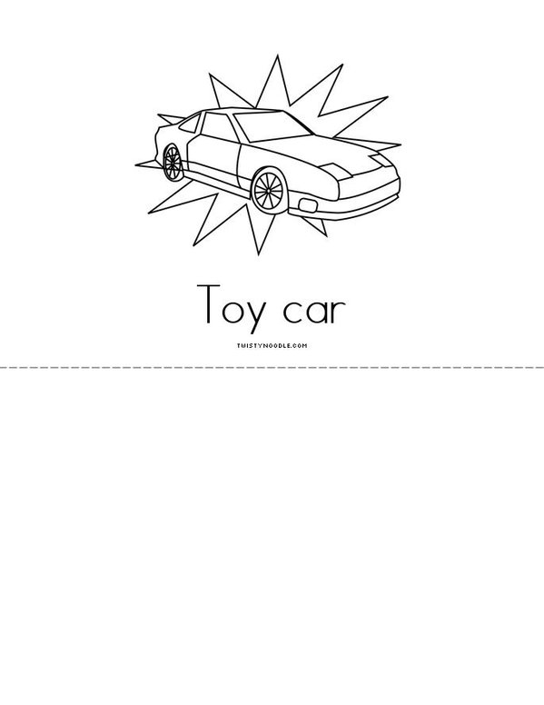 Toys Mini Book - Sheet 5