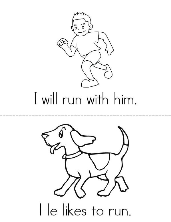 My Dog  Mini Book - Sheet 4