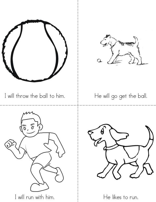 My Dog  Mini Book - Sheet 2