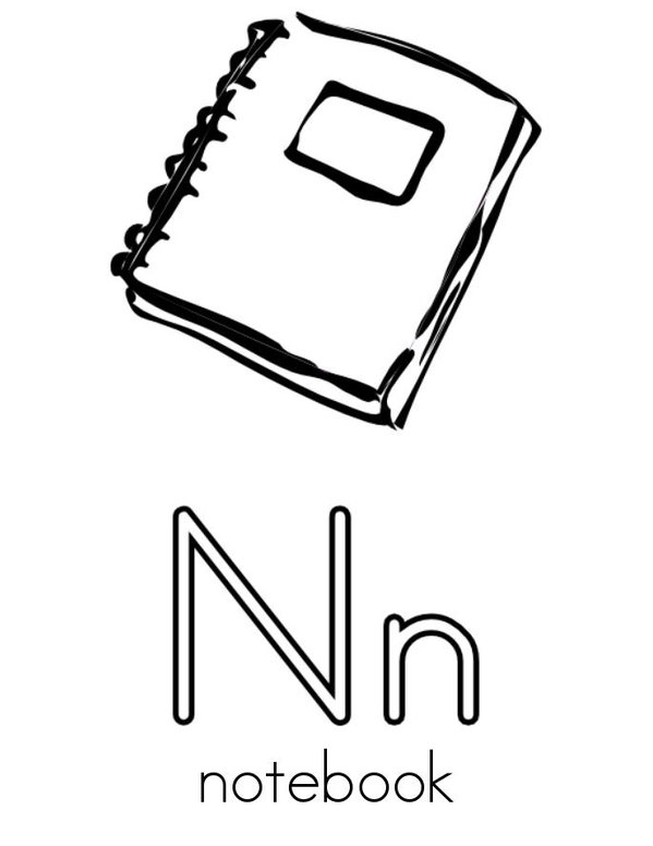 Letter N Mini Book - Sheet 5