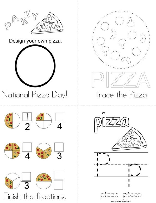 National Pizza Day! Mini Book