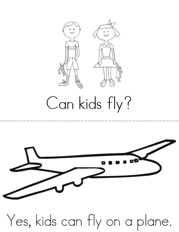 Who Can Fly? Mini Book - Sheet 3