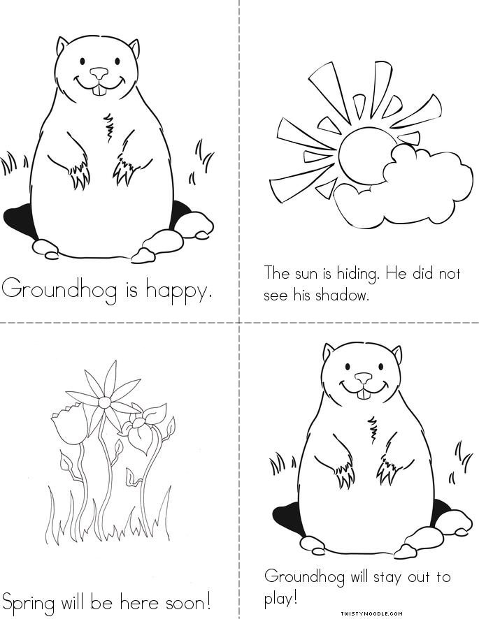 Happy Groundhog Day Book Twisty Noodle Happy Groundhog Day Book Twisty Noodle