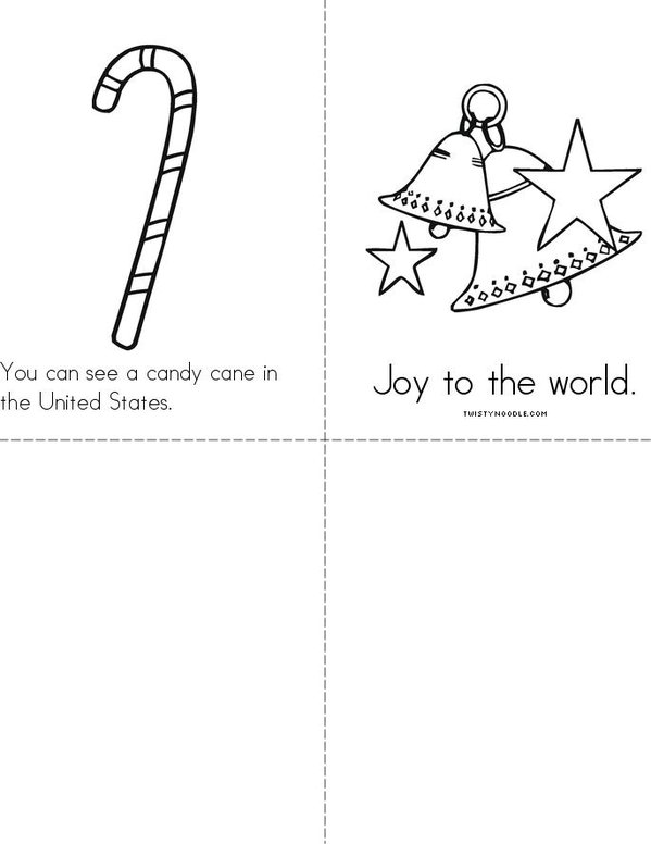 Holidays Around the World Mini Book - Sheet 2