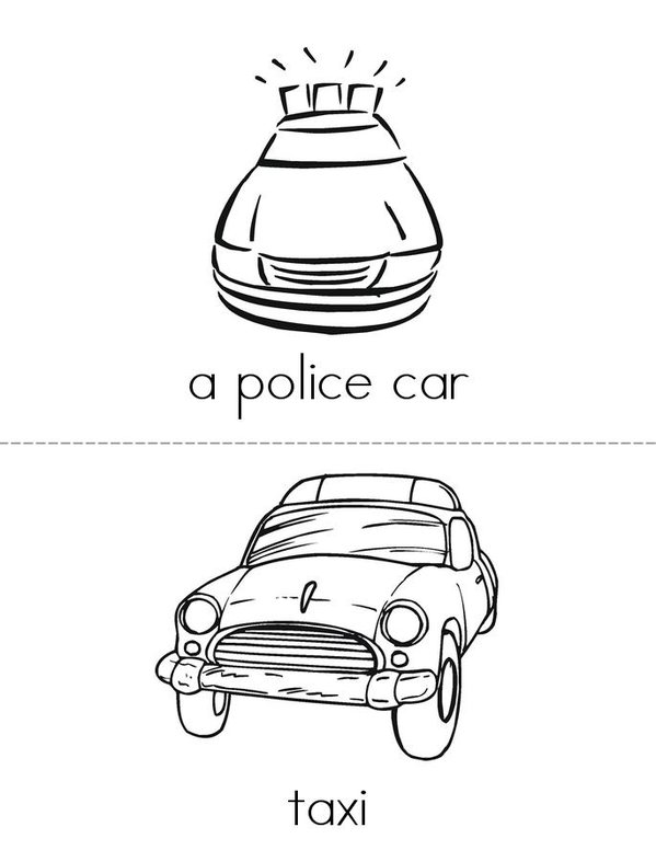 Vehicle Mini Book - Sheet 4