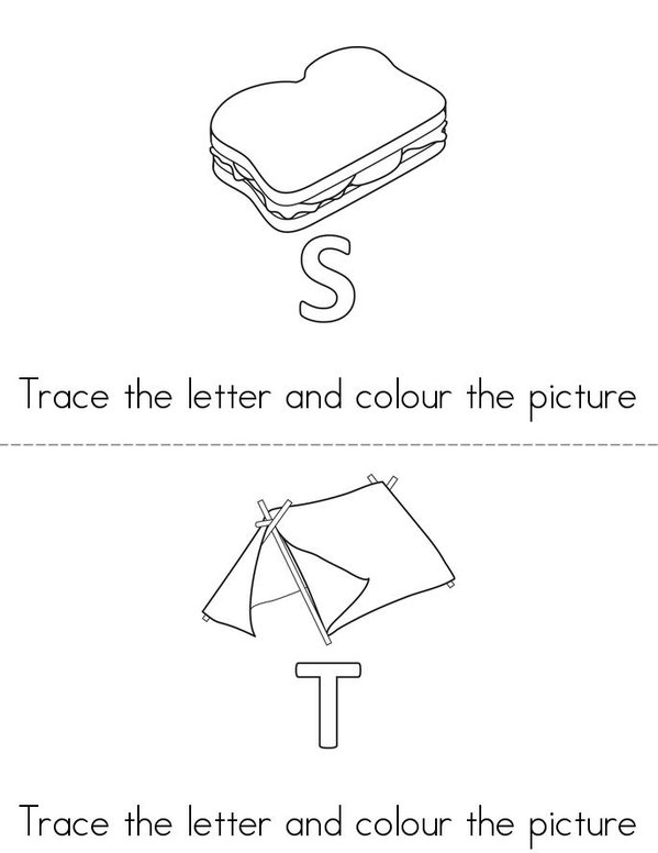 Term 3 letters  Mini Book - Sheet 10