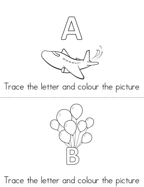 Term 3 letters  Mini Book - Sheet 1