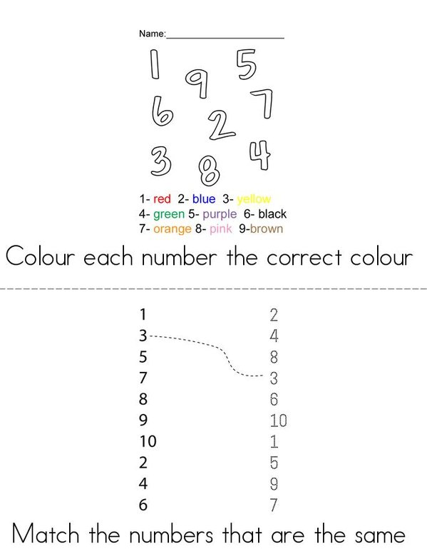 Assessment term 3  Mini Book - Sheet 1