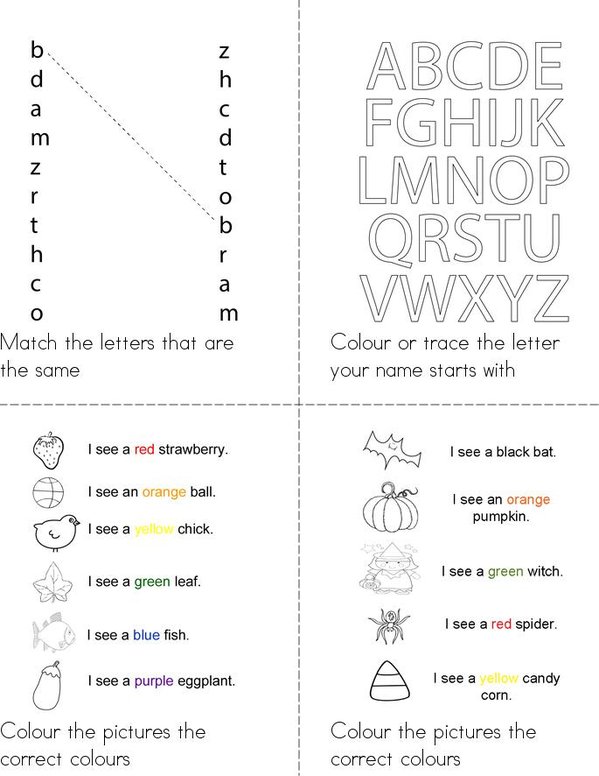 Assessment term 3  Mini Book - Sheet 2