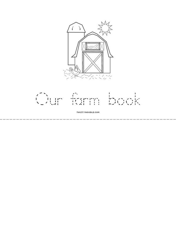 Farm animals  Mini Book - Sheet 4