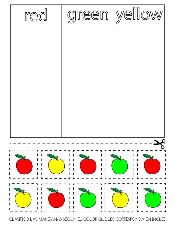 MI LIBRO DE LOS COLORES EN INGLES Mini Book - Sheet 2