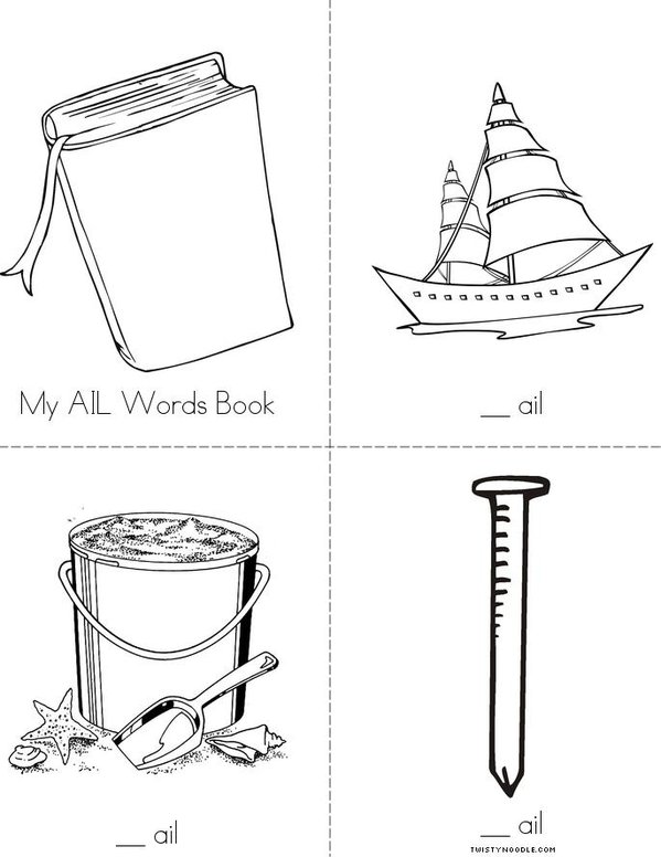 -AIL Words Mini Book