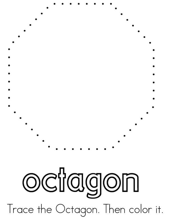 Octagon Mini Book - Sheet 1