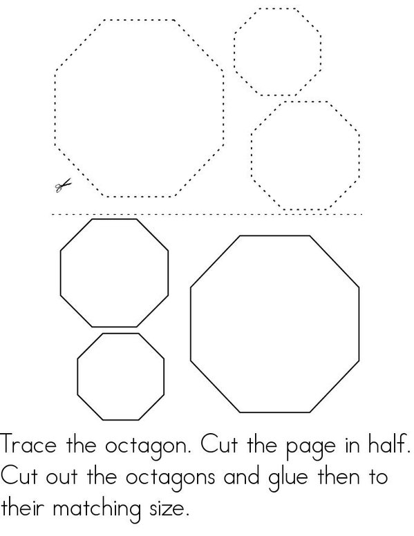 Octagon Mini Book - Sheet 2