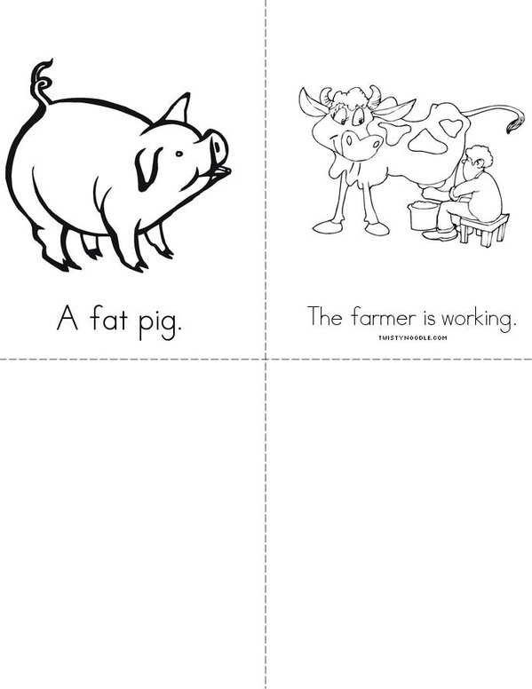 Animals  Mini Book - Sheet 4