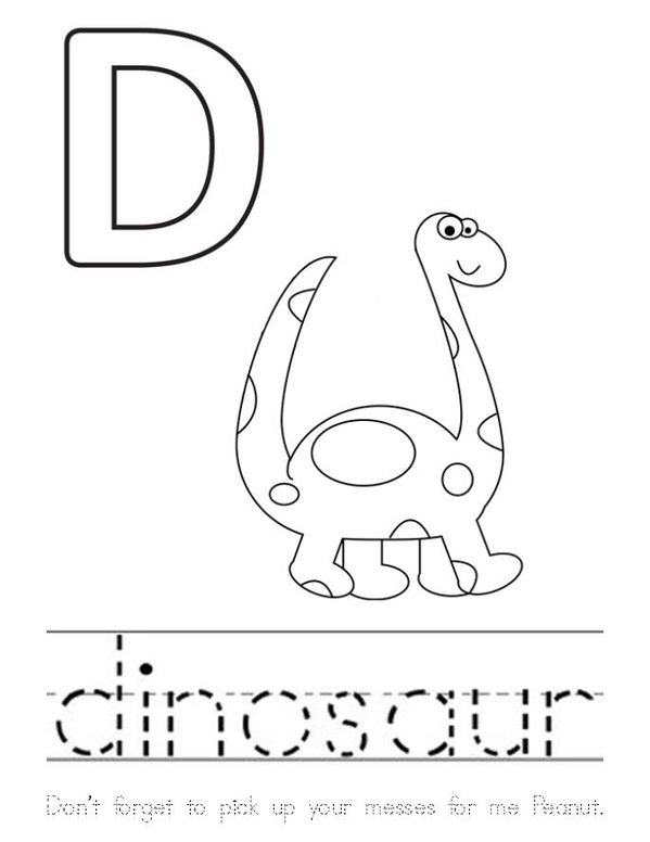 Peanuts Dinosaurs  Mini Book - Sheet 1
