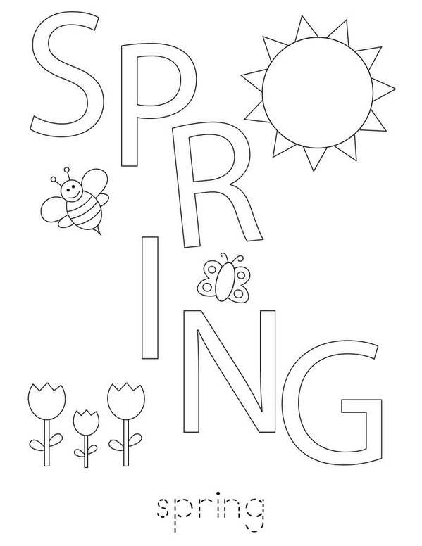 Spring Activity Mini Book - Sheet 2