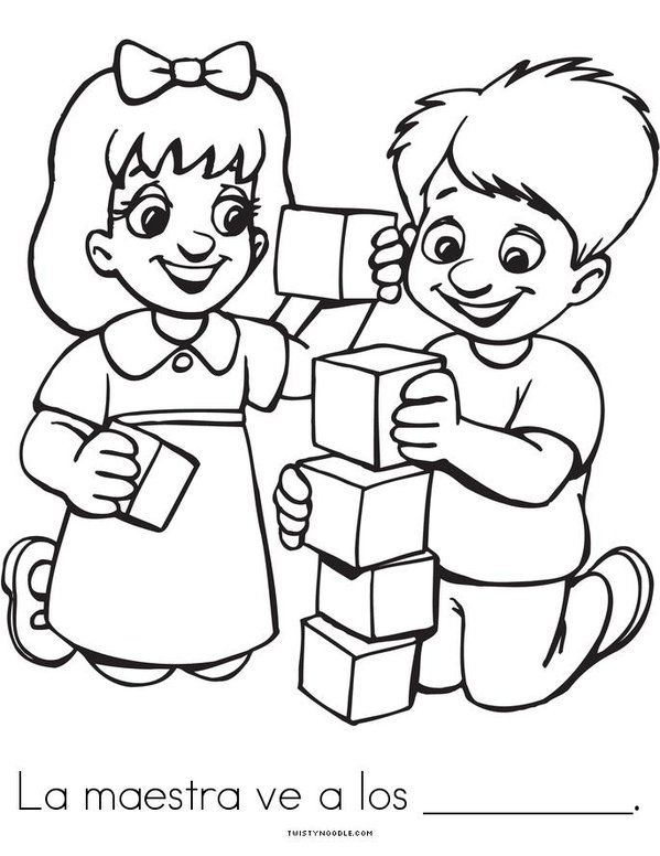 Oso pardo, oso pardo, ¿qué ves ahí? Mini Book - Sheet 12