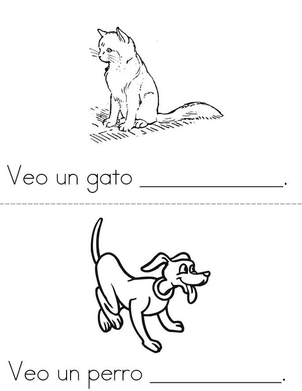 Oso pardo, oso pardo, ¿qué ves ahí? Mini Book - Sheet 4