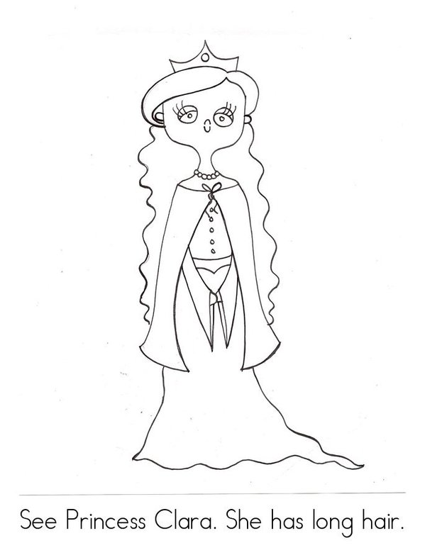 Princess Clara Mini Book - Sheet 2