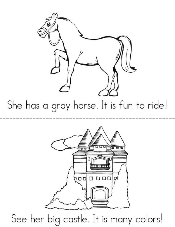 Princess Clara Mini Book - Sheet 2