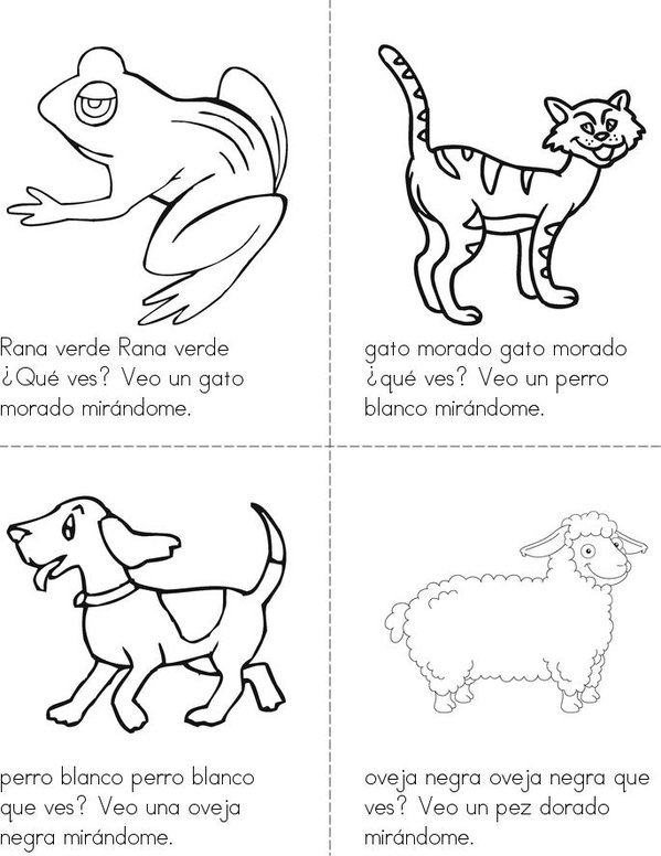 Oso Pardo Oso Pardo Mini Book - Sheet 2