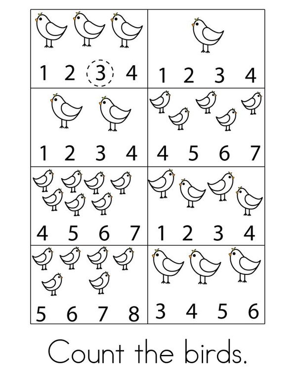 Birds Mini Book - Sheet 2