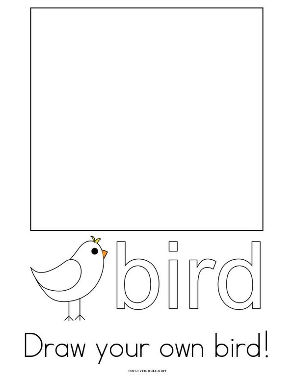 Birds Mini Book - Sheet 6