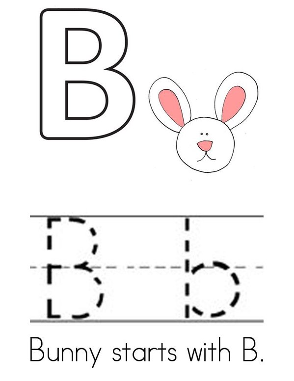 Rabbits Are Bunnies, Bunnies are Rabbits Mini Book - Sheet 7