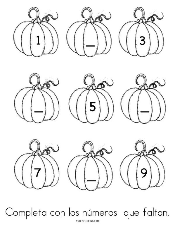 Actividades para octubre. Halloween Mini Book - Sheet 4