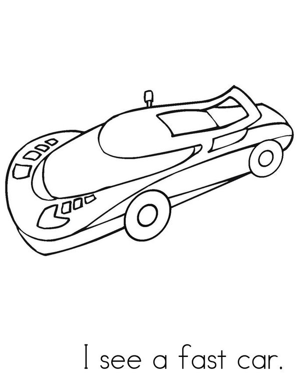 Cars Mini Book - Sheet 2