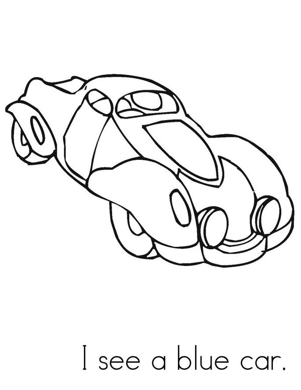 Cars Mini Book - Sheet 4