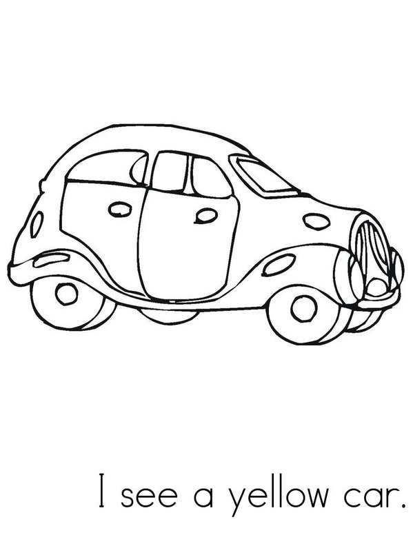 Cars Mini Book - Sheet 5