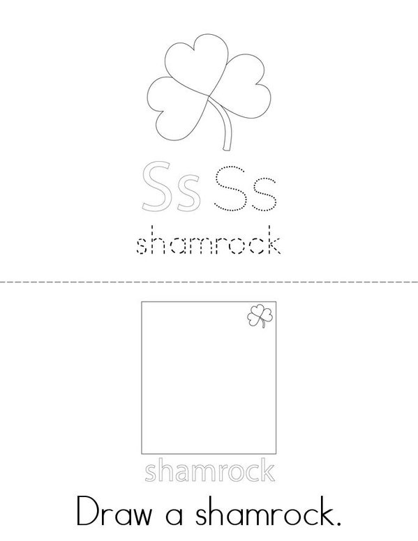 St. Patrick's Day Activity Book Mini Book - Sheet 1