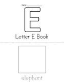 ______'s Letter E Book