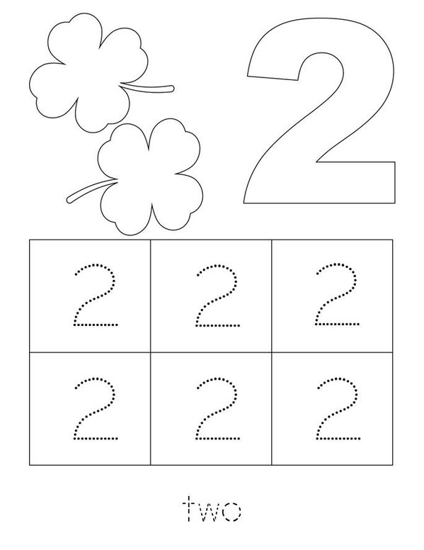 Clover Counting Mini Book - Sheet 3