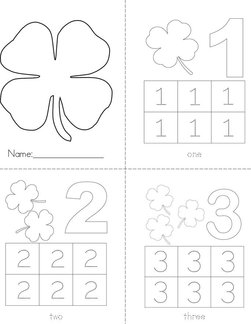 Clover Counting Book