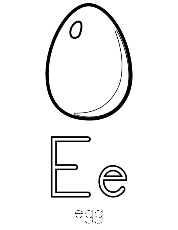 E is for Mini Book - Sheet 3
