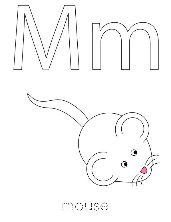M is for Mini Book - Sheet 3