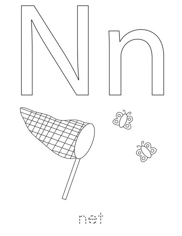 N is for Mini Book - Sheet 5