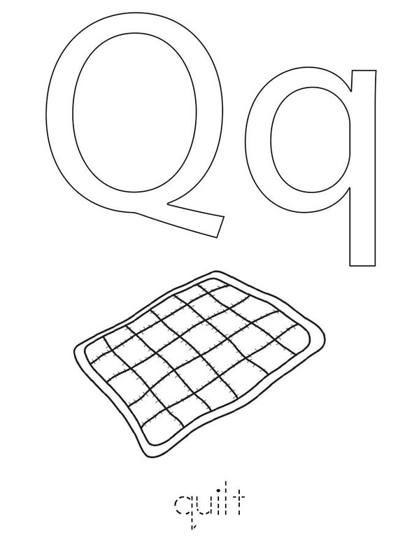 Q is for Mini Book - Sheet 2