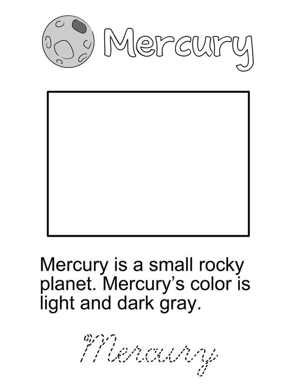 Solar System  Mini Book - Sheet 10