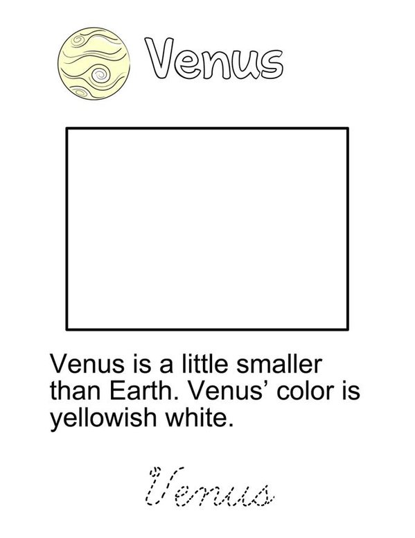 Solar System  Mini Book - Sheet 11
