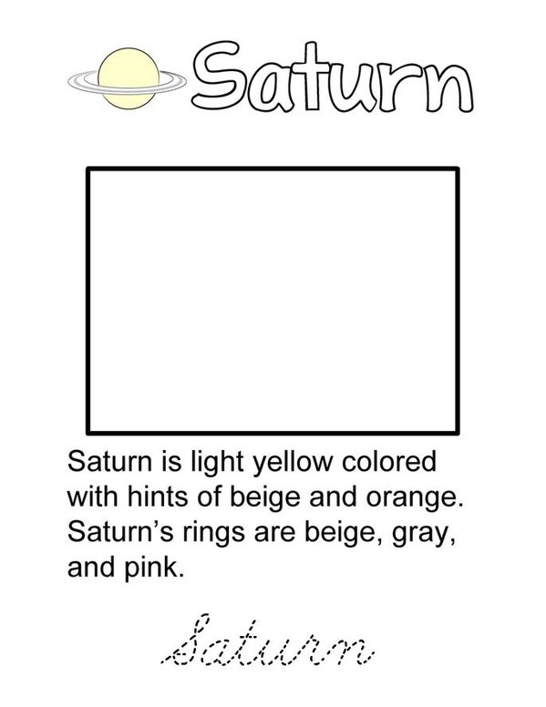 Solar System  Mini Book - Sheet 15