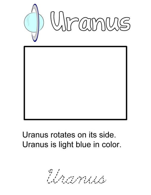 Solar System  Mini Book - Sheet 16